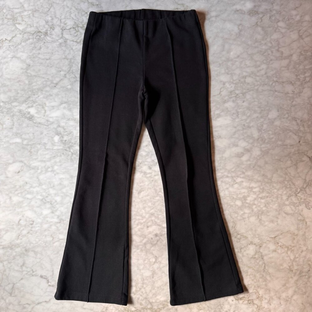 Cat & Jack Black Flare Leg Leggings Girls Size Large (10/12) - Picture 1 of 3